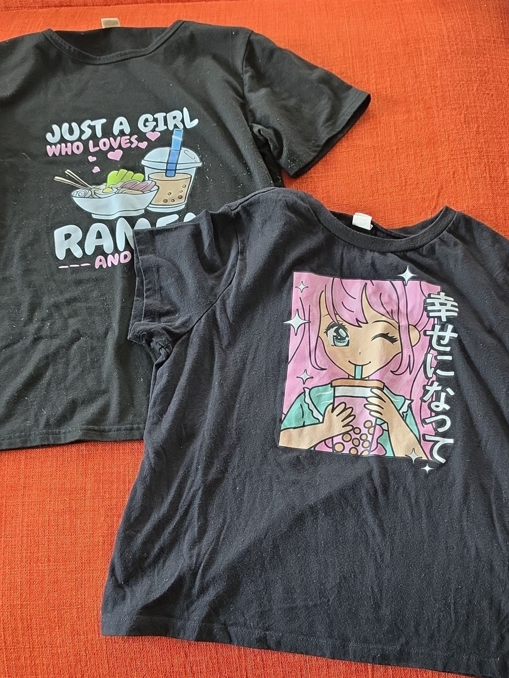Girls' Black Graphic Tee Bundle